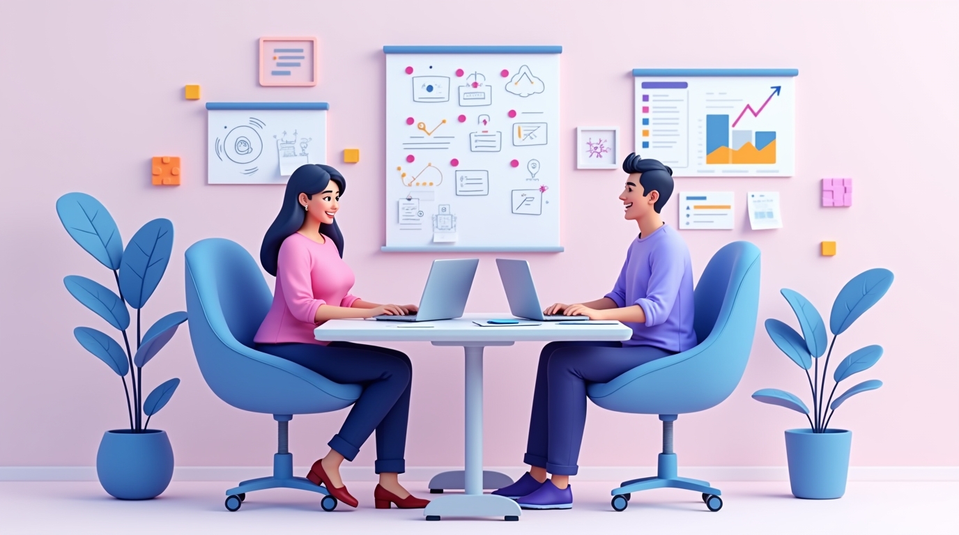 Рисунок 2 - Визуализация здоровых отношений — совместное обсуждение, а не просто постановка задач